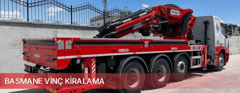 Basmane İlçemi Vinç Kiralama